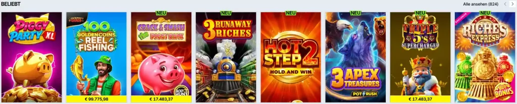 Zoccer Casino beliebte Slot Spiele mit Jackpots, neuen Slots und Bonusfunktionen